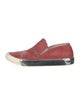 Henry Beguelin Leather Colorblock Pattern Sneakers