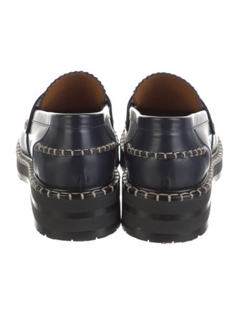 Henry Beguelin Leather Distressed Accents Pumps