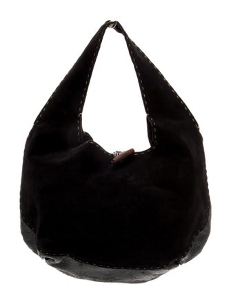 Henry Beguelin Suede Shoulder Bag