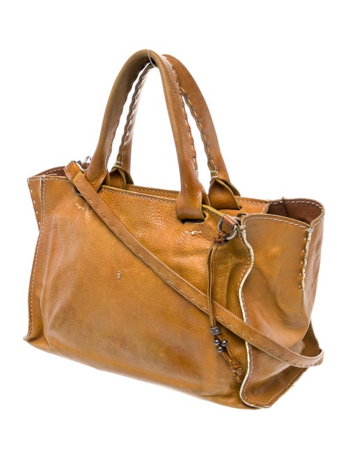 Henry Beguelin Leather Top Handle Bag