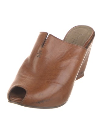 Henry Beguelin Leather Mules