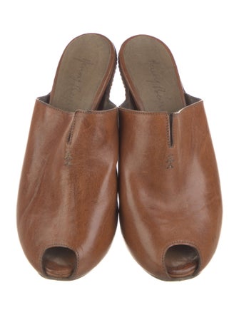 Henry Beguelin Leather Mules