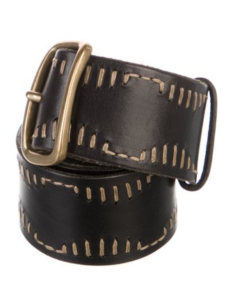 Henry Beguelin Wide Leather Belt