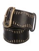 Henry Beguelin Wide Leather Belt