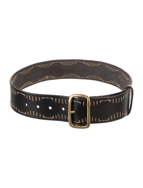 Henry Beguelin Wide Leather Belt