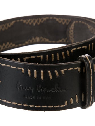 Henry Beguelin Wide Leather Belt