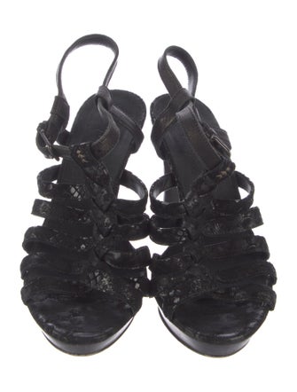 Henry Beguelin Leather Gladiator Sandals