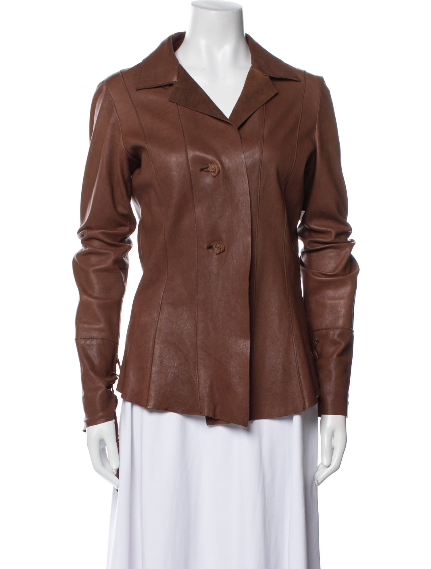 Henry Beguelin Leather Blazer