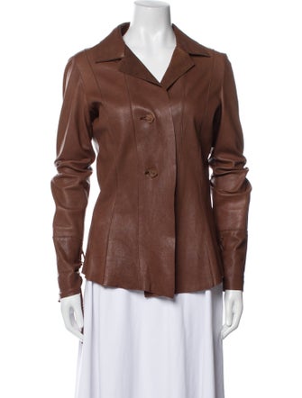 Henry Beguelin Leather Blazer