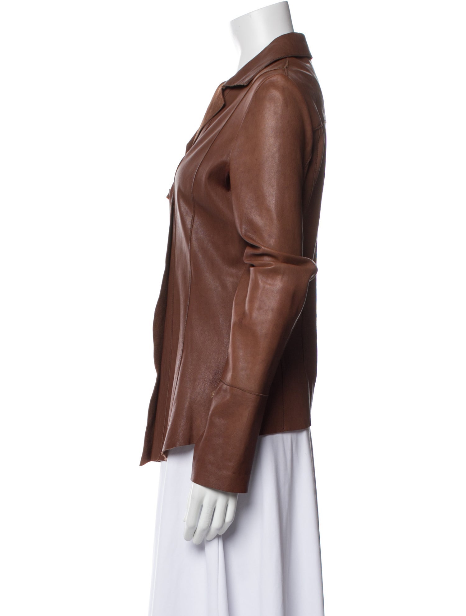 Henry Beguelin Leather Blazer