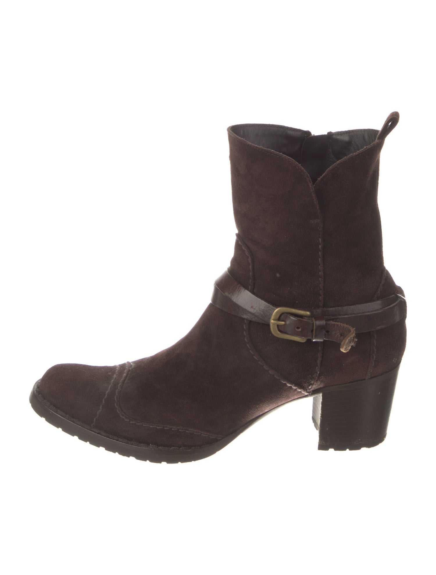 Henry Beguelin Suede Moto Boots