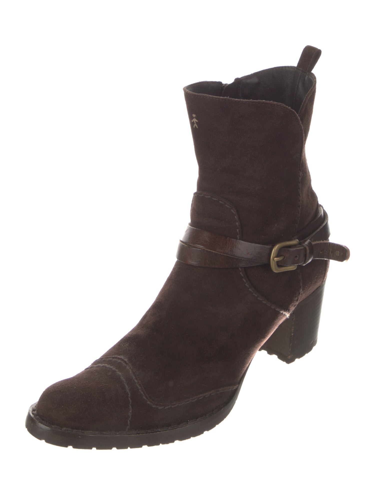 Henry Beguelin Suede Moto Boots