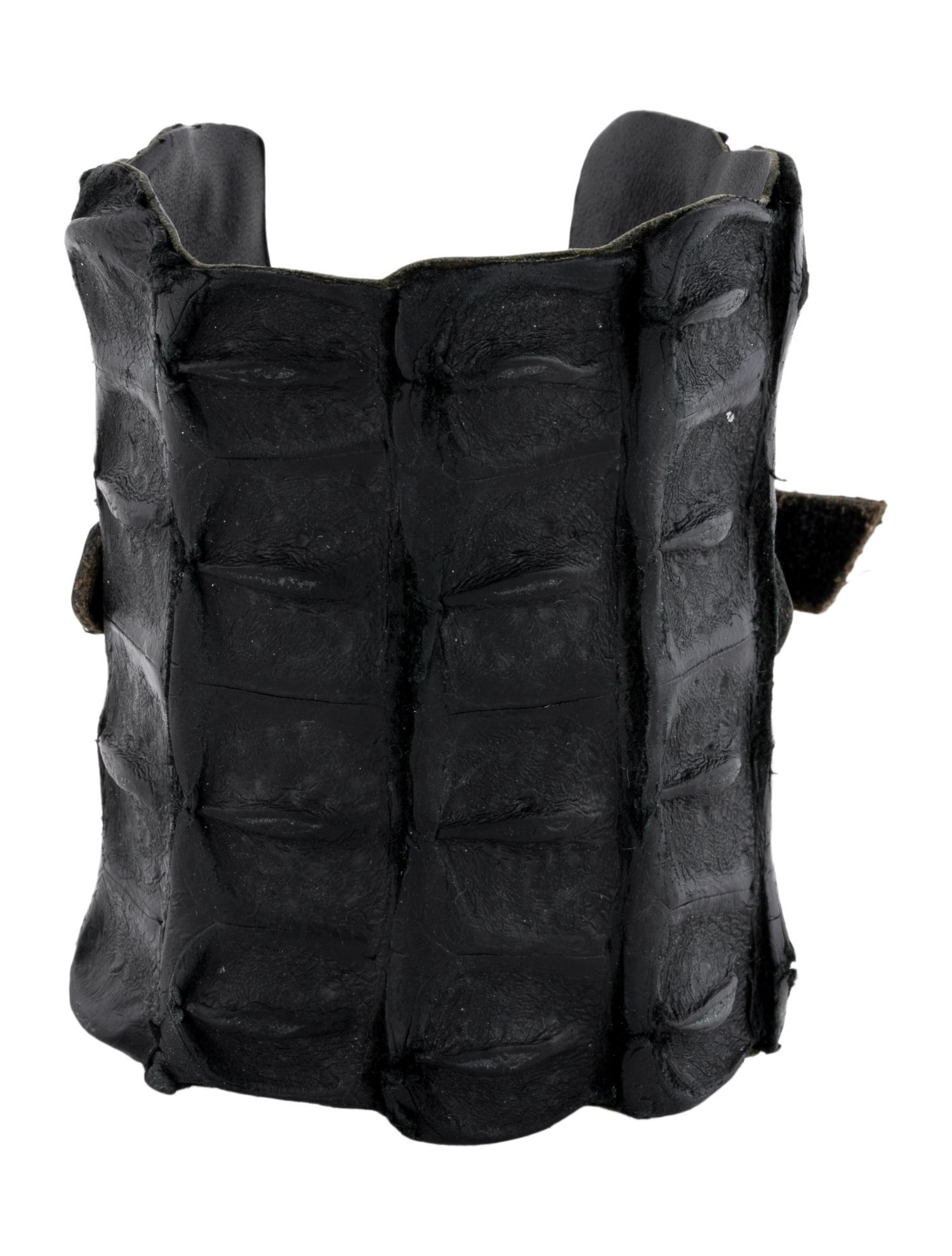 Henry Beguelin Leather Crocodile Wrap Bracelet