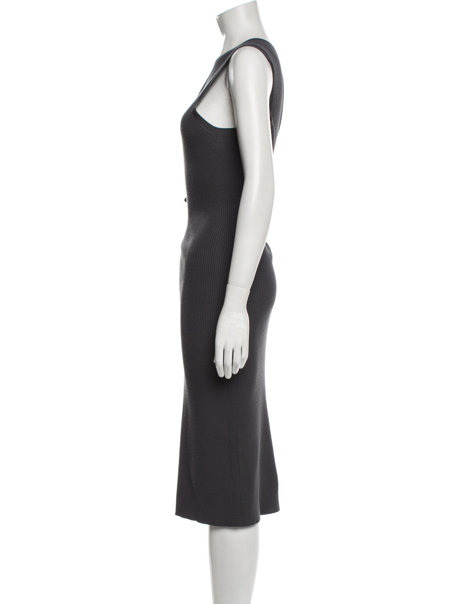 Henning Crew Neck Midi Length Dress