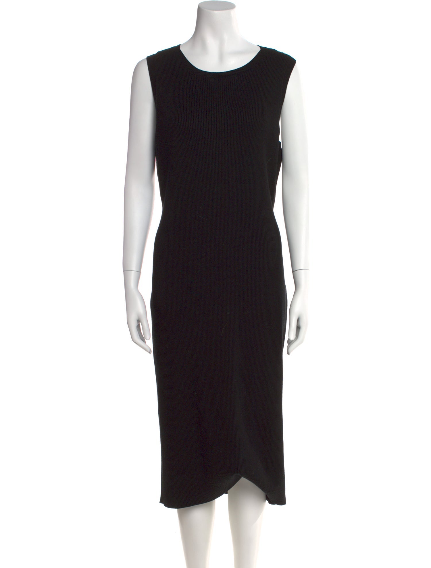 Henning Scoop Neck Midi Length Dress