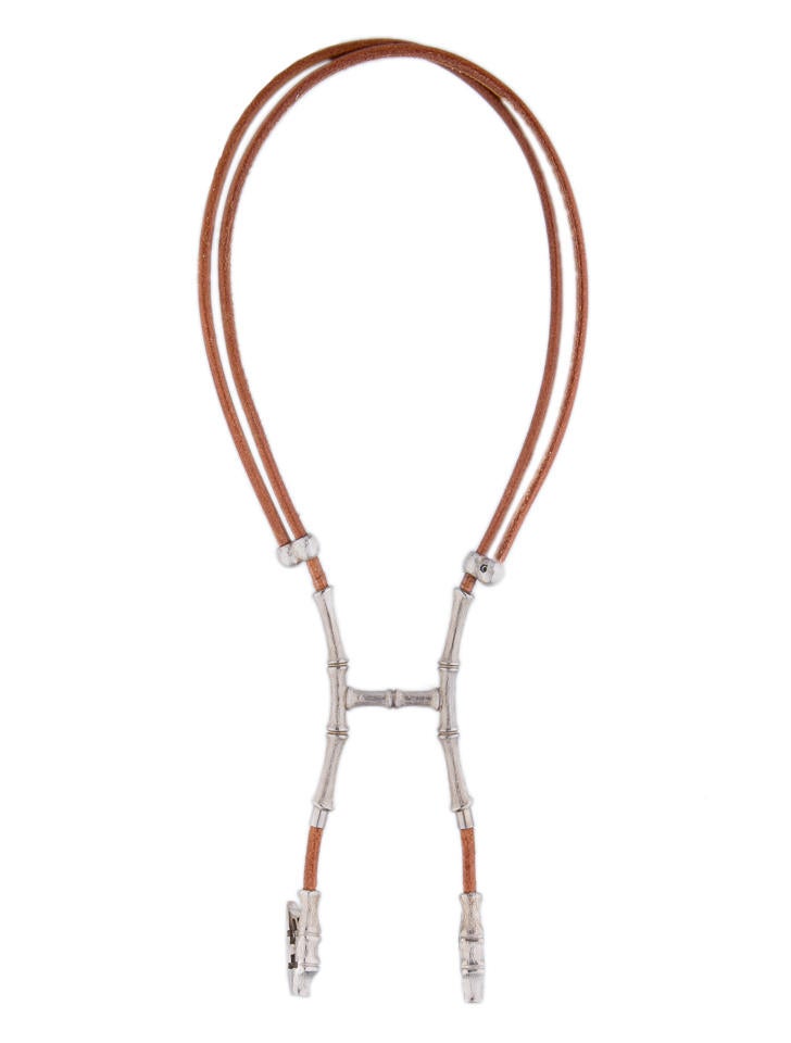 Hermès Bamboo Halter Necklace
