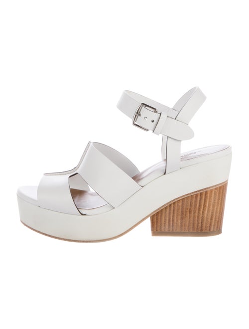 Hermès Leather Platform Sandals