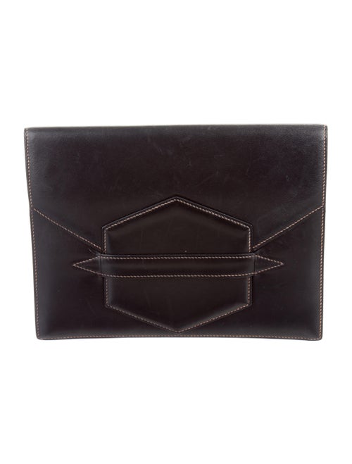 Hermès Box Faco Clutch Black