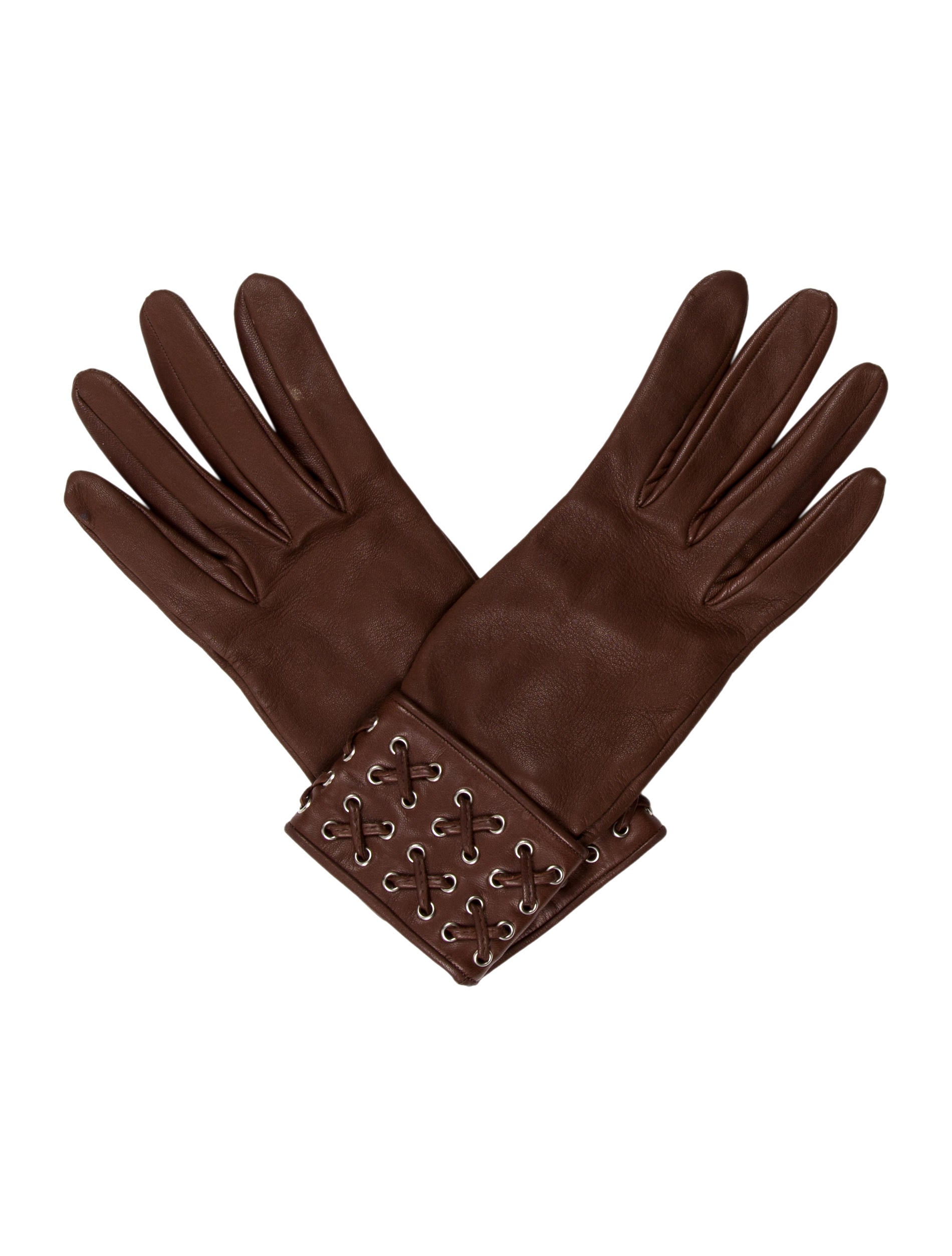 Hermès Leather Driving Gloves Accessories HER102501 The RealReal