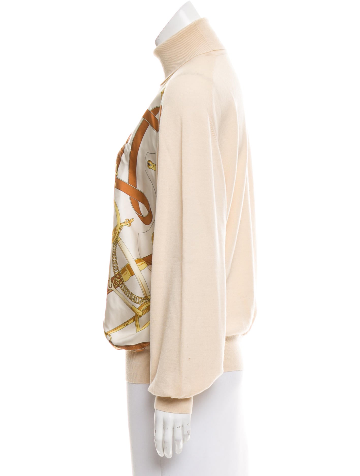 Hermès Printed Wool Sweater Clothing HER108385 The RealReal