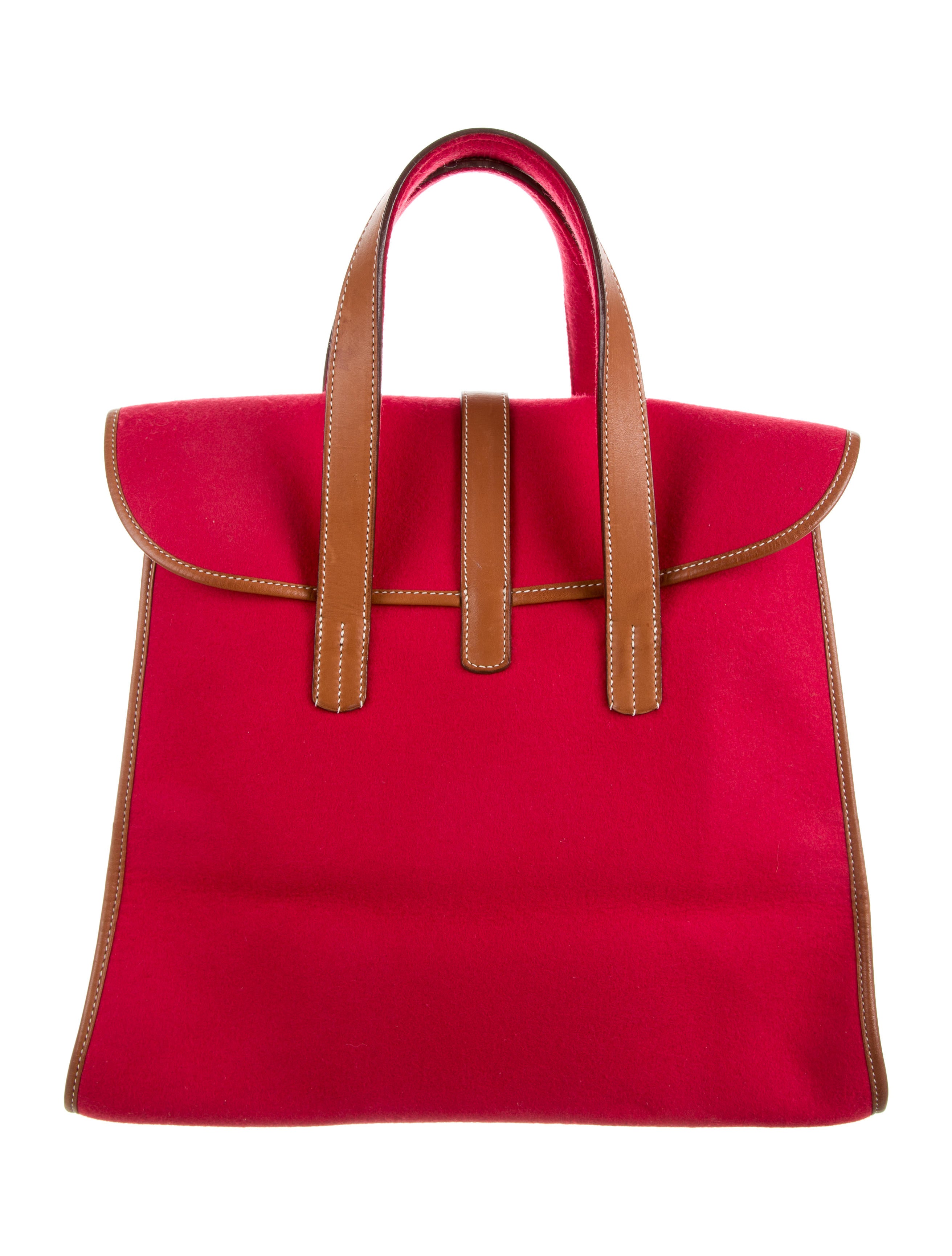 Hermès Wool Feudou Bag Handbags HER109229 The RealReal