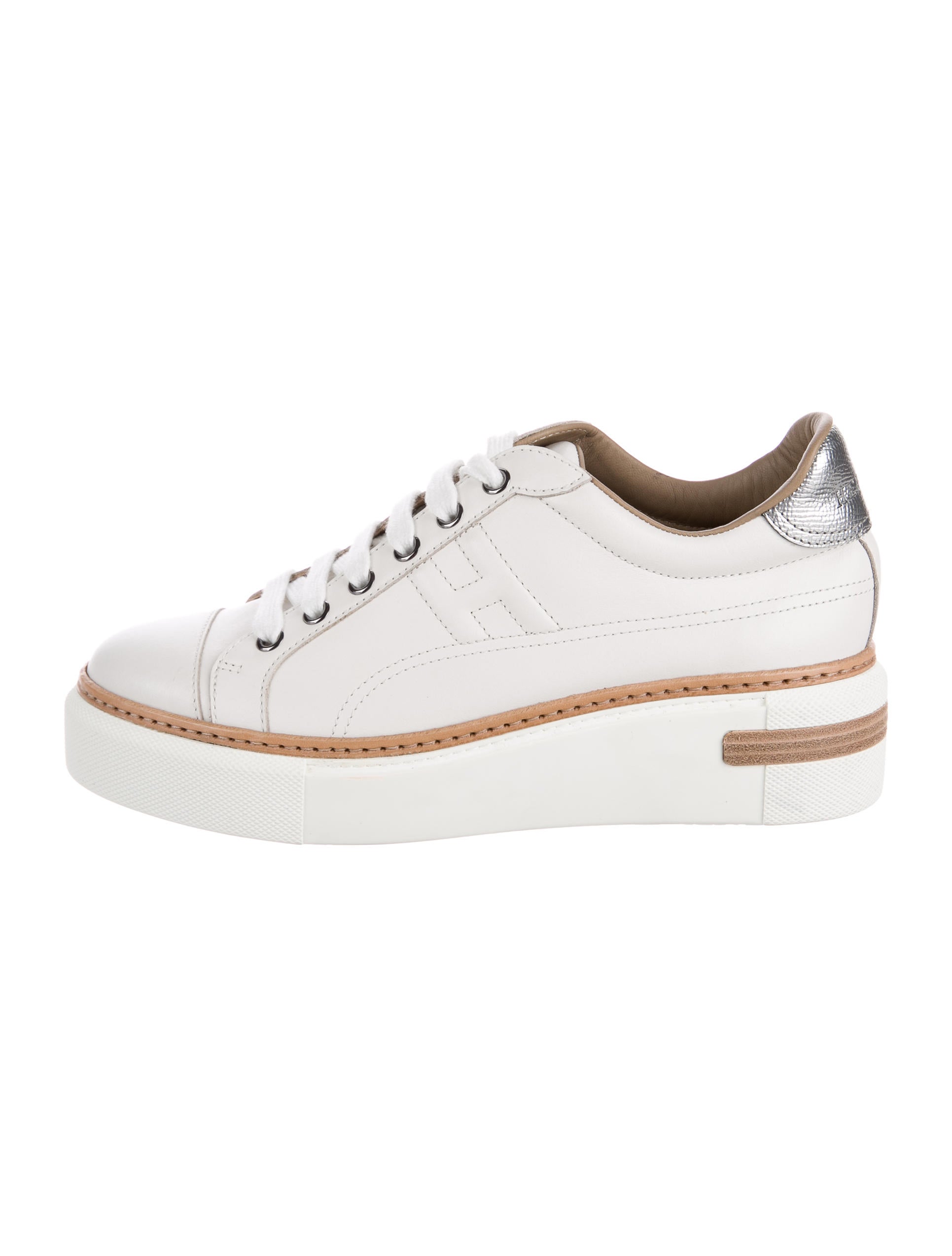 hermes platform sneakers