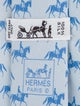 Hermès Silk Equestrian Horse Print Tie