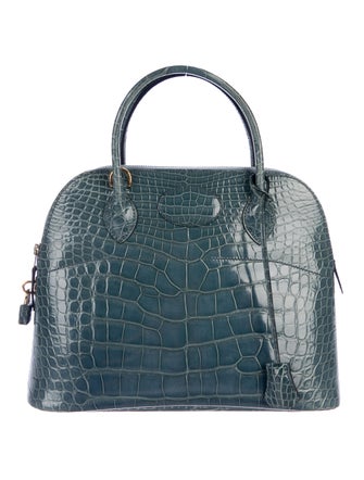 Hermès Shiny Alligator Bolide 31