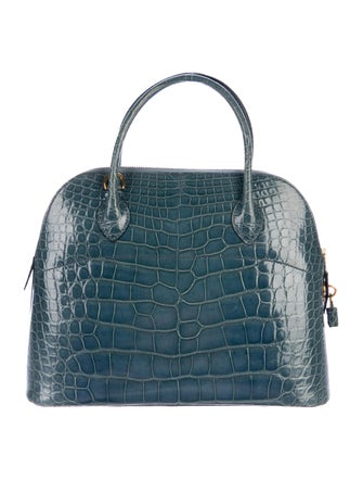 Hermès Shiny Alligator Bolide 31