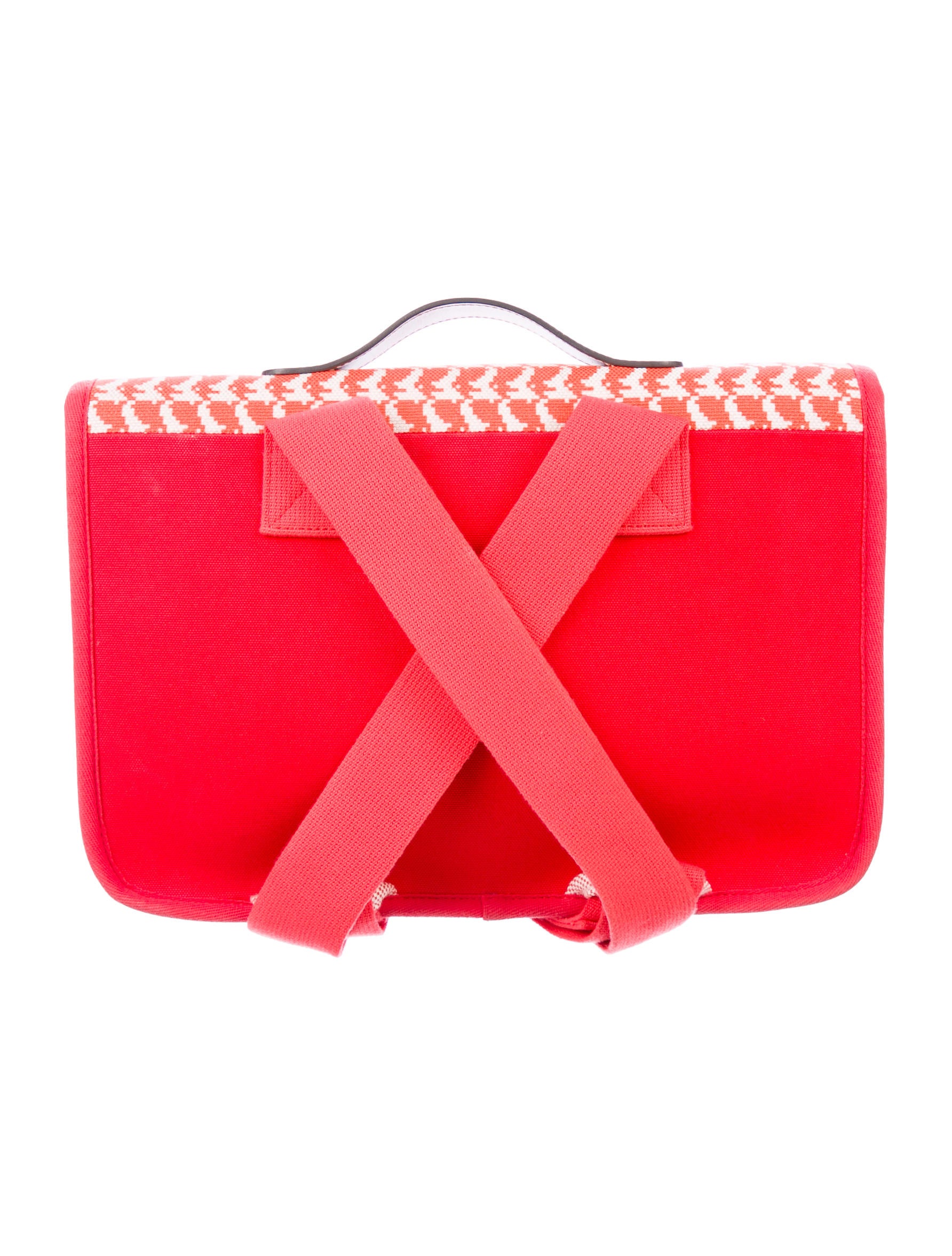 バッグ HERMES ANIMAUX PIXEL KIDSLINE BACKPACK Hermes Bag Animaux Pixel Backpack Printed Red Canvas Limited