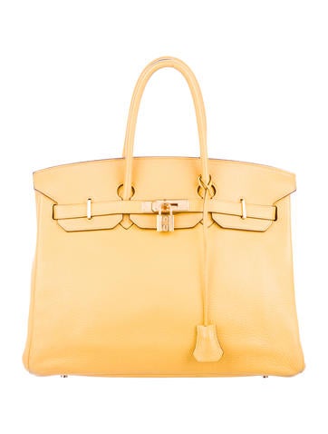 Birkin 35 Birkin 35 light yellow