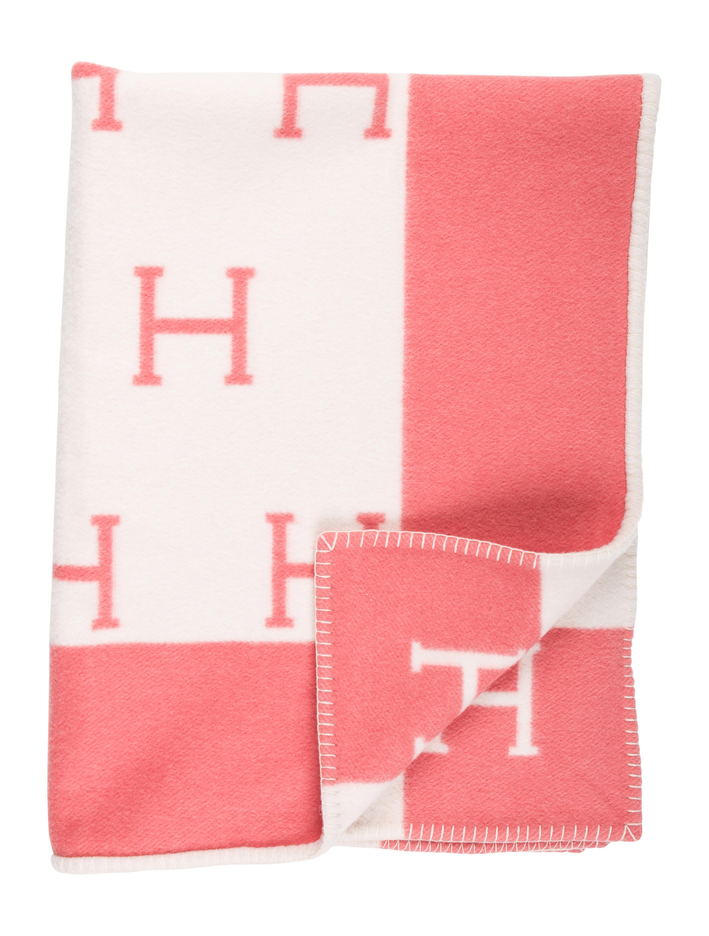 Hermès Wool & Cashmere Avalon Baby Blanket Pillows & Throws