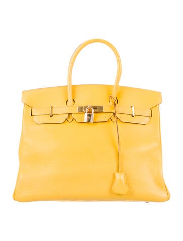 Birkin 35 yellow Birkin 35 yellow
