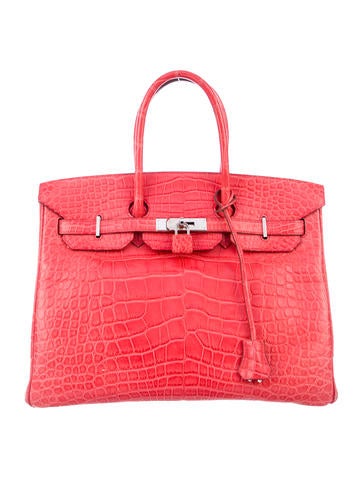 Alligator Birkin 35 red Alligator Birkin 35 red