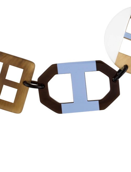 Hermès Opus Horn & Lacquer Necklace