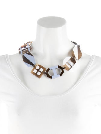 Hermès Opus Horn & Lacquer Necklace