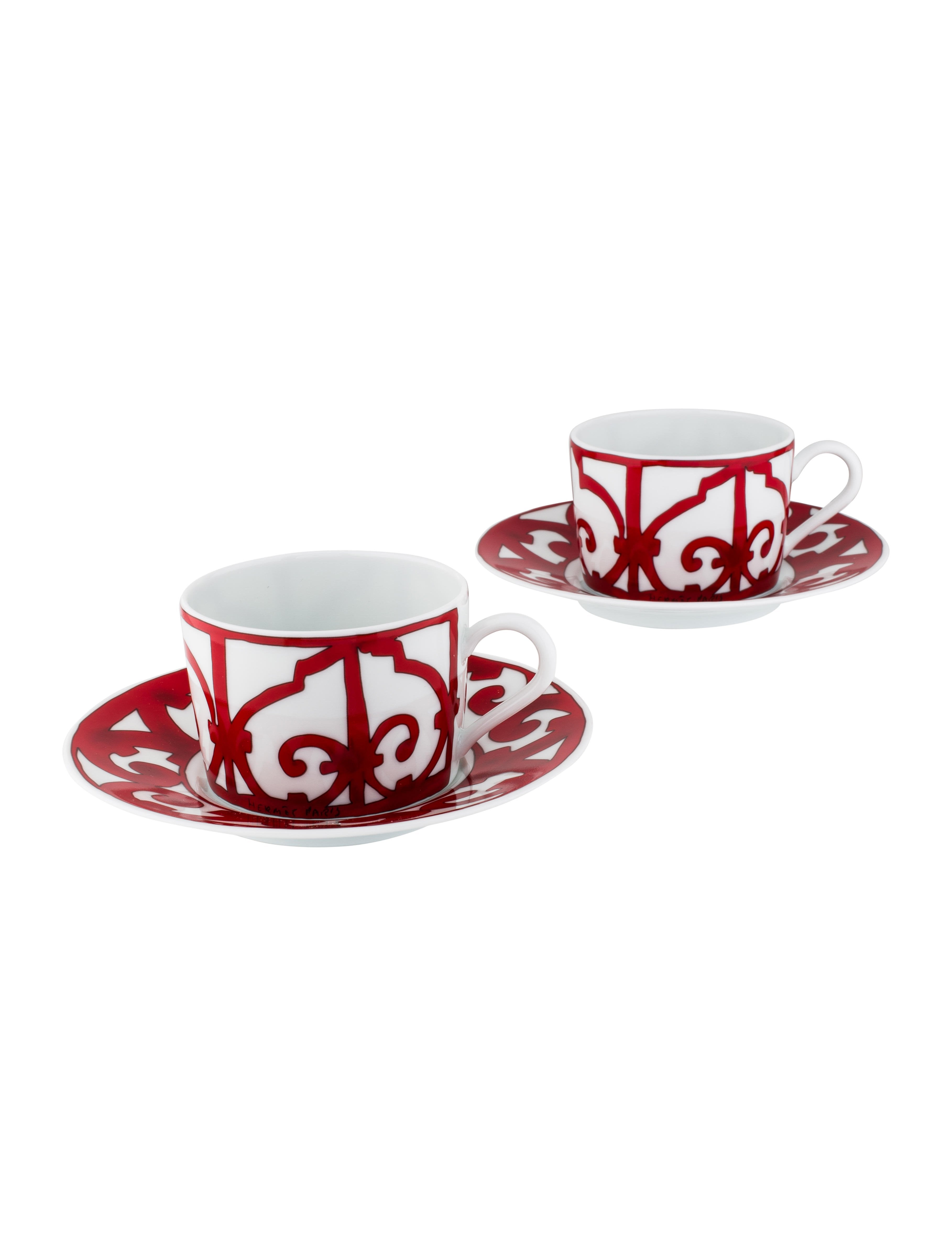 Hermès 4Piece Balcon Du Guadalquivir Tea Set Tabletop & Kitchen