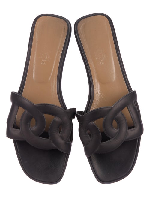 Hermès Omaha Slide Sandals Shoes HER151678 The RealReal