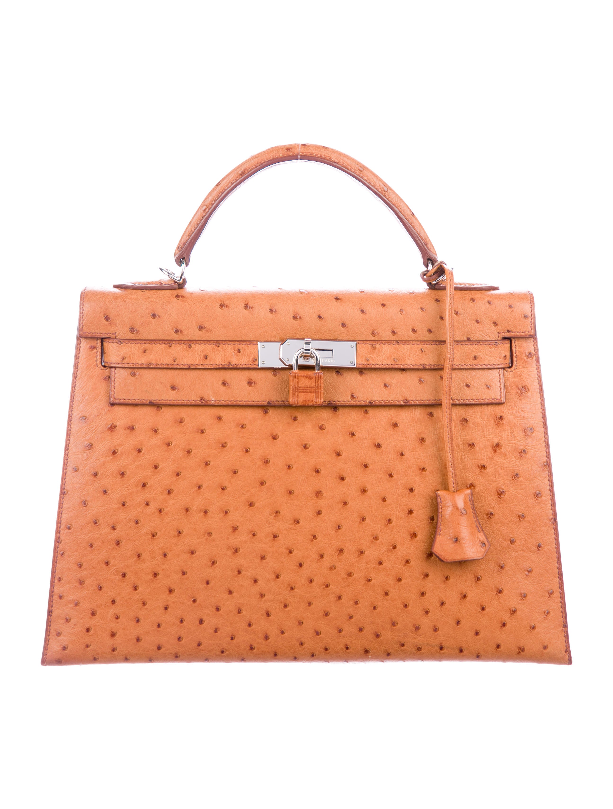 Hermès Ostrich Kelly Sellier 32