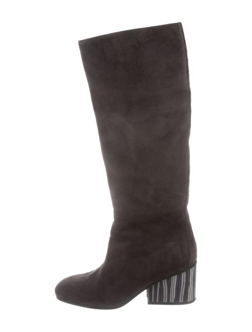 Hermès Suede Knee-High Boots