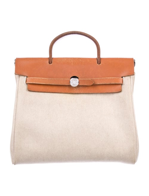 Hermès Toile Herbag Backpack Natural