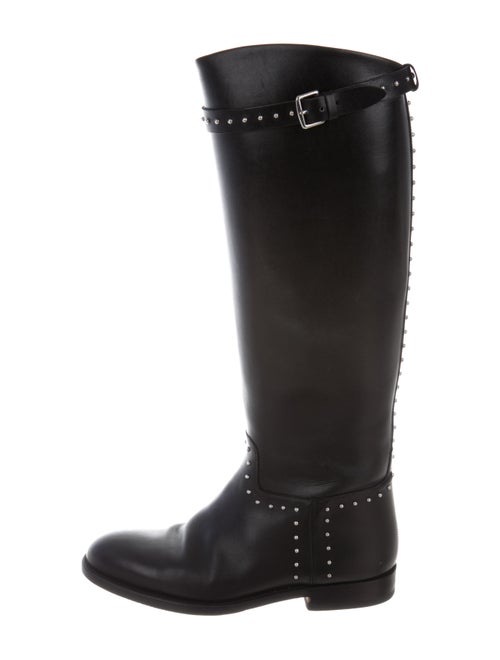 Hermès Leather Mid-Calf Boots
