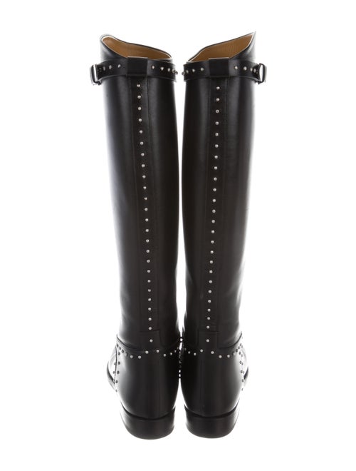 Hermès Leather Mid-Calf Boots