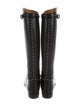 Hermès Leather Mid-Calf Boots