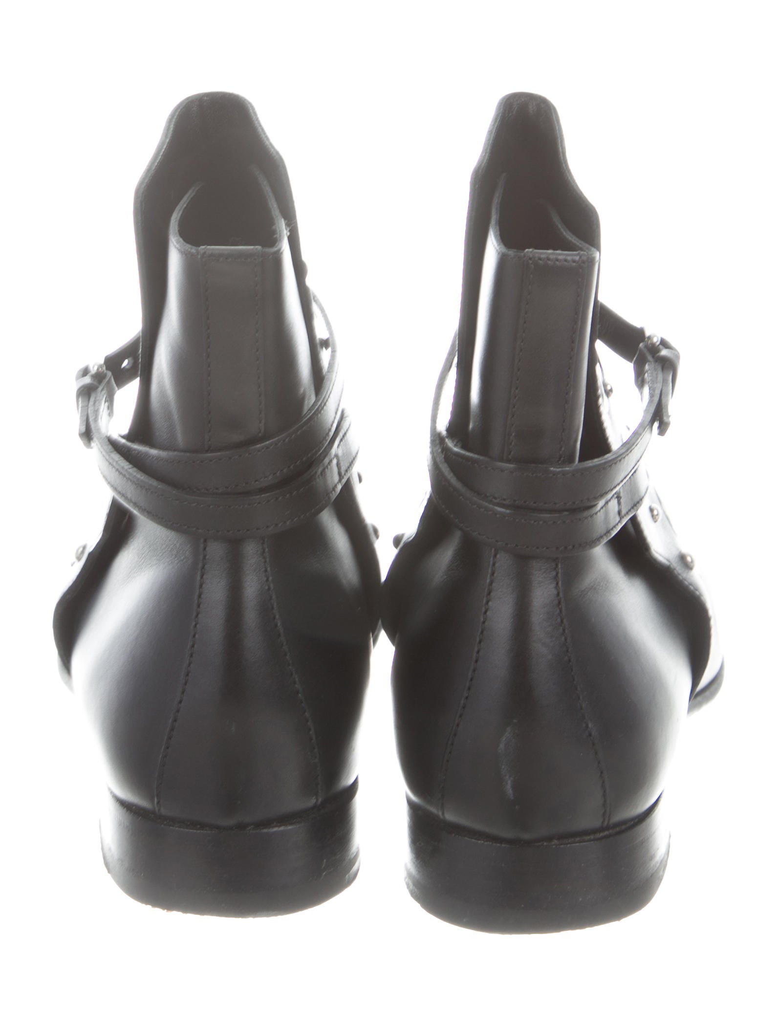 Hermès Leather Ankle Boots