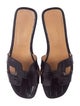 Hermès Alligator Oran Sandals