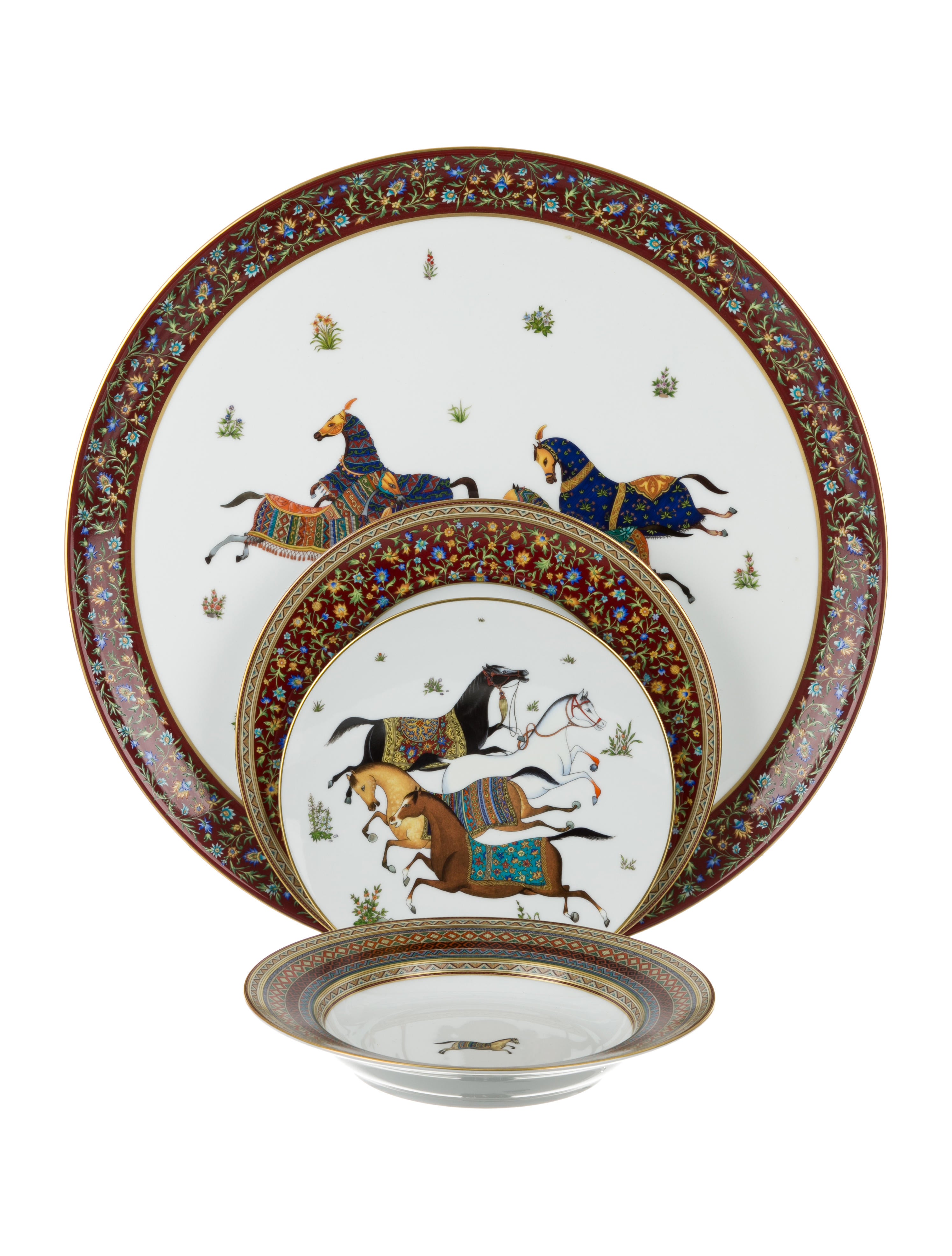 Hermès 10-Piece Cheval D'Orient Tableware Set