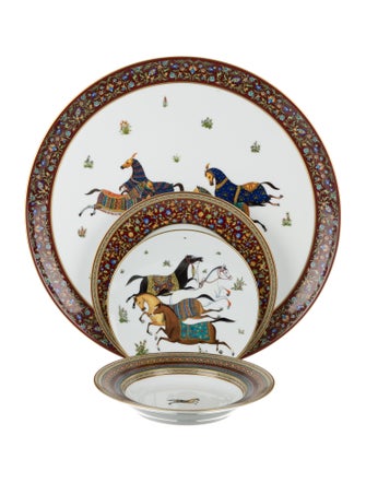 Hermès 10-Piece Cheval D'Orient Tableware Set