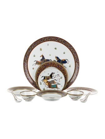 Hermès 10-Piece Cheval D'Orient Tableware Set