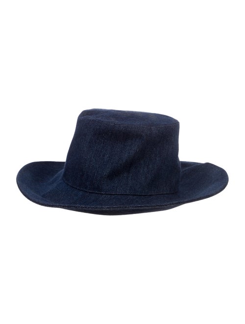 Hermès Rachel Denim Hat blue